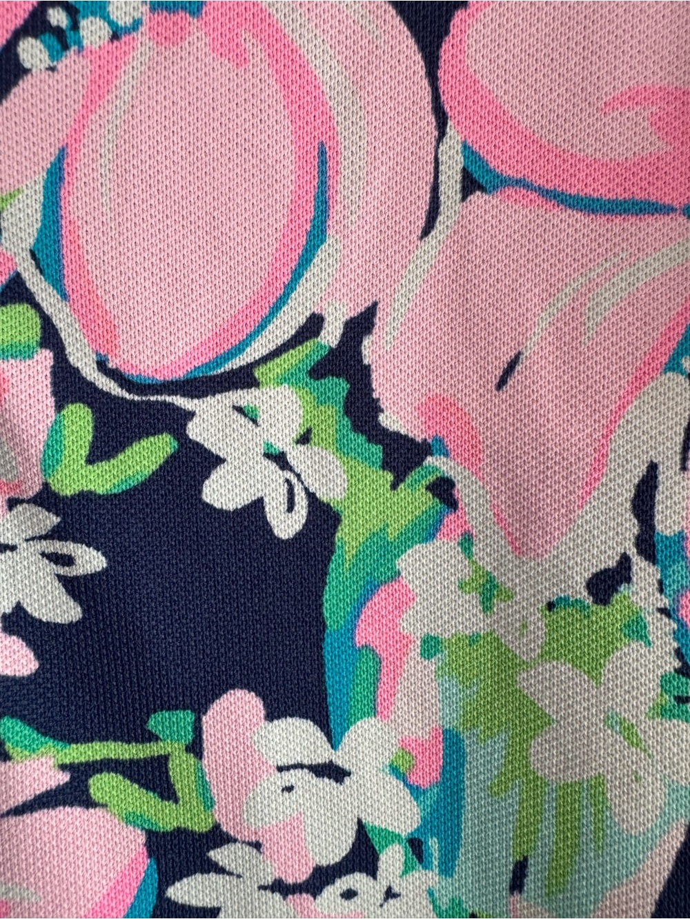 LILLY PULITZER Luxletic Polo Top UPF 50+, Size XL, Flutter Sleeves, Golf, Tennis - Picture 7 of 8